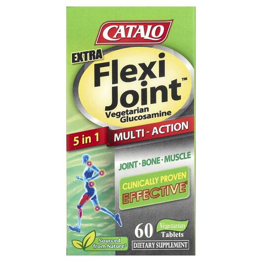 Основне фото товара Flexi Joint Vegetarian Glucosamine, Глюкозамін Хондроітин, 60 таб