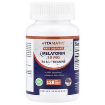 Мелатонін Melatonin Natural Berry Vitamatic 120 таблеток