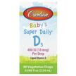 Фото товару Baby's Super Daily D3 400 IU 10, Вітамін D3 Холекальциферол,