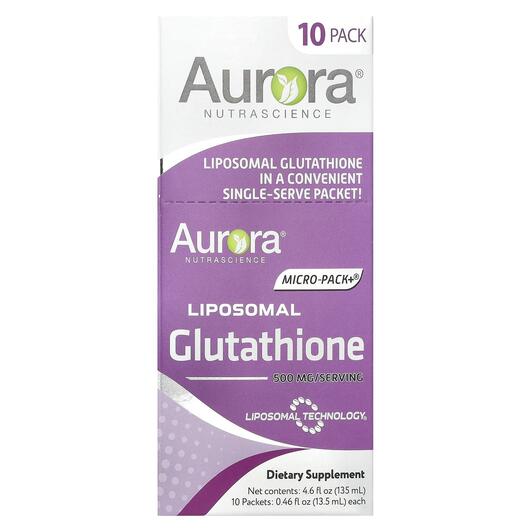 Основне фото товара Micro-Pack+ Liposomal Glutathione, Ліпосомальний Глутатіон, 10 шт
