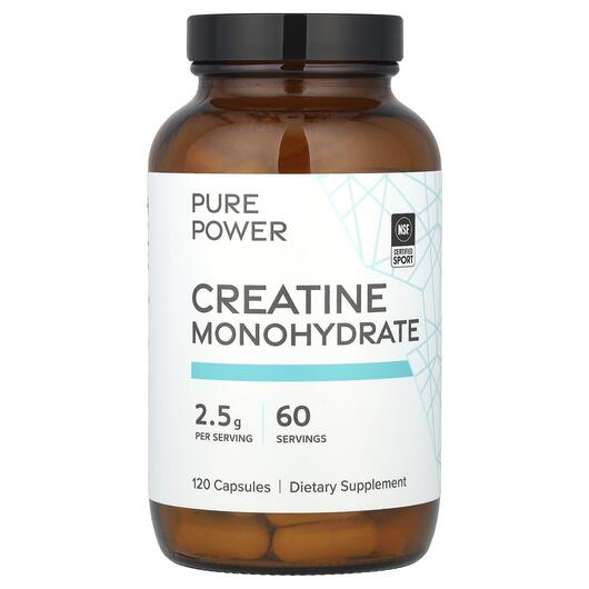 Основное фото товара Dr. Mercola, Креатин, Creatine Monohydrate 2.5 g, 120 капсул