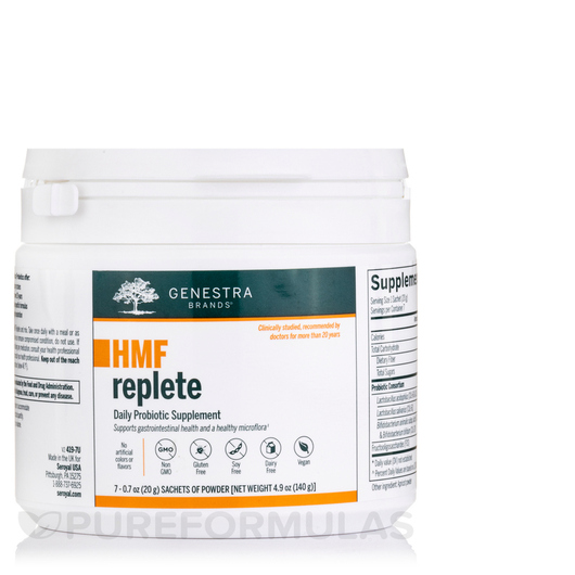 Основне фото товара Genestra, HMF Replete, Пробіотики, 7 sachets 20 г