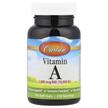 Фото товару Carlson, Vitamin A, Вітамін А Ретінол, 250 капсул