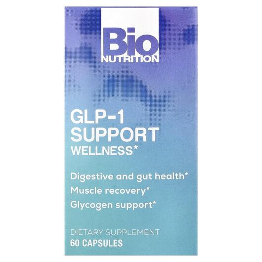 Основне фото товара Bio Nutrition, GLP-1 Support Wellness, Жироспалювачі, 60 капсул