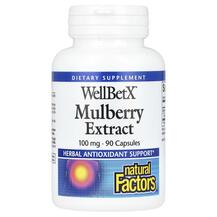 WellBetX Mulberry Extract 100 mg 90 WellBetX 100 мг