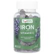 Фото товару YumV's, Iron with Vitamin C Gummies Grape, Залізо, 60 таблет
