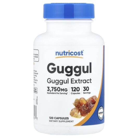 Основне фото товара Guggul Extract Основне фото товара Nutricost, Guggul Extract, Гуггул, 120 капсул