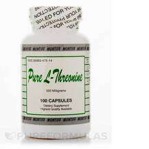 L-Треонін Pure L-Threonine 500 mg Montiff 100 капсул