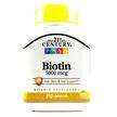 Фото товару 21st Century, Biotin Super Potency 5000 mcg, Біотин 5000 мкг, ...