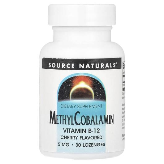 Основное фото товара Метилкобаламин B12, MethylCobalamin Cherry 5 mg, 30 таблеток