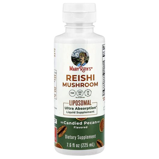 Основне фото товара Reishi Mushroom Liposomal Candied Pecan, Гриби Рейші, 225 мл