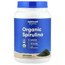 Спіруліна Organic Spirulina Unflavored Nutricost