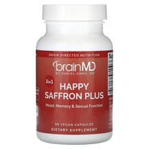 Happy Saffron Plus Шафран BrainMD 90 капсул