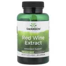 Листя червоного винограду Red Wine Extract 500 mg Swanson
