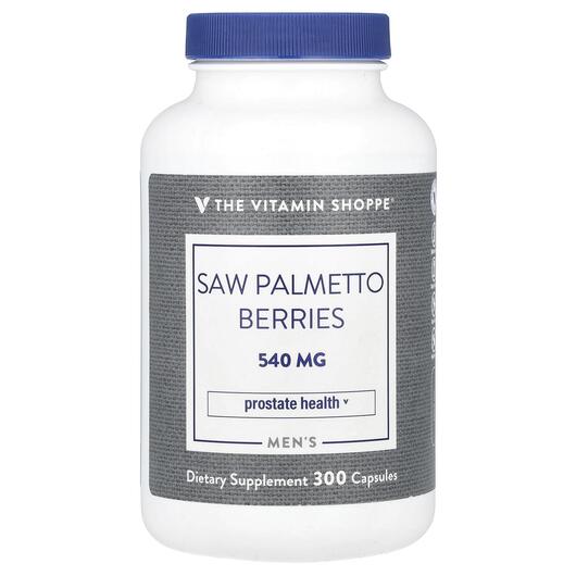 Основное фото товара Со Пальметто, Men's Saw Palmetto Berries 540 mg, 300 капсул
