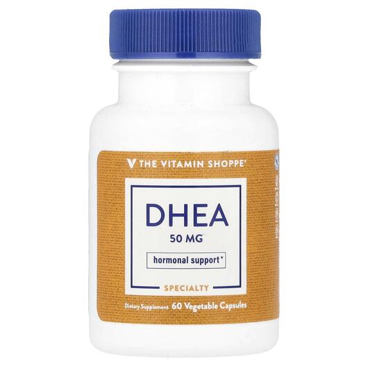 Основное фото товара TheVitaminShoppe, Дегидроэпиандростерон, DHEA 50 mg, 60 капсул