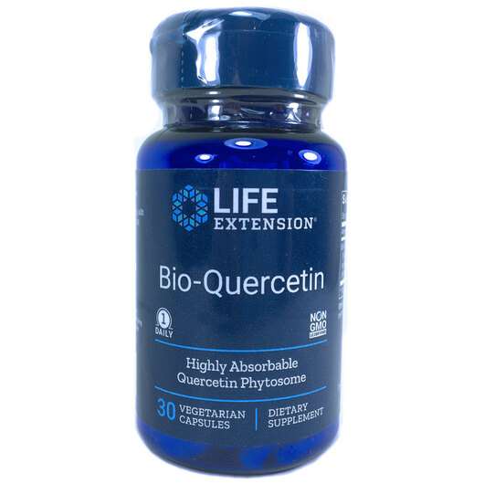 Основне фото товара Life Extension, Bio-Quercetin, Біо-Кверцетин, 30 капсул