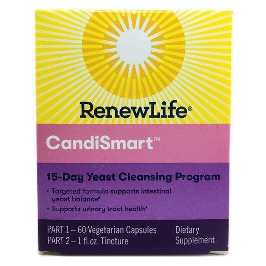 Основне фото товара Renew Life, Candi Smart, Формула очищення на 15 днів з, 2 частин