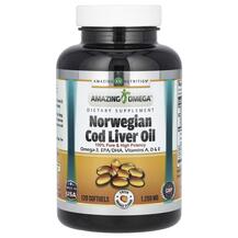 Norwegian Cod Liver Oil Orange Масло печени трески