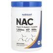 Nutricost, NAC Unflavored, N-ацетилцистеїн, 500 г