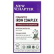 Фото товару New Chapter, Fermented Iron Complex, Залізо, 90 таблеток