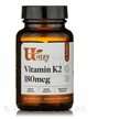 Фото товару Utzy Naturals, Vitamin K2 180 mcg, Вітамін K Філохінон, 60 капсул