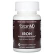 Фото товару BrainMD, Iron, Залізо, 30 капсул
