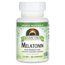Vegan True Melatonin Orange 2.5 mg Мелатонин Source