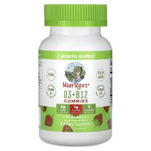 D3 + B12 Gummies Strawberry Витамин D3 MaryRuth's