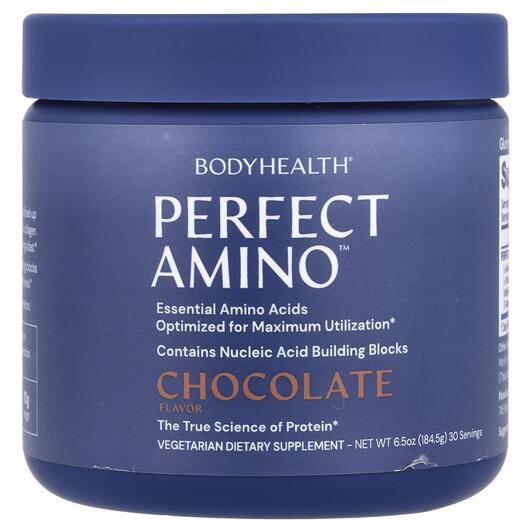 Основне фото товара BodyHealth, Perfect Amino Chocolate, Амінокислоти, 184.5 г