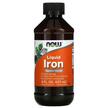 Фото товара NOW, Железо, Iron Liquid Ferric Glycinate, 237 мл