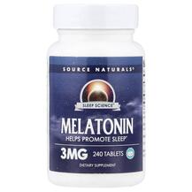 Melatonin 3 mg 240 Мелатонин 3 мг Source Naturals
