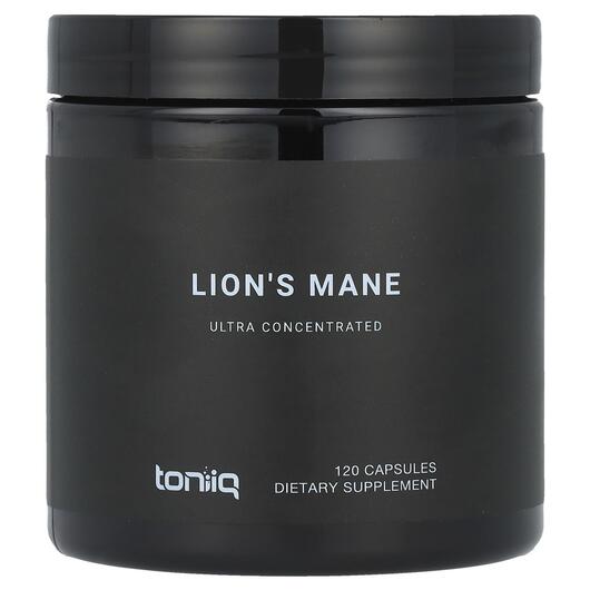 Основное фото товара Toniiq, Грибы Львиная грива, Lion's Mane, 120 капсул