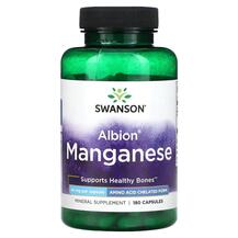 Марганець Albion Manganese 40 mg Swanson 180 капсул