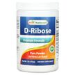 Фото товару Best Naturals, D-Ribose, D-рибоза, 454 г