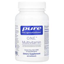 O.N.E. Multivitamin 60 Мультивитамины Pure 60 капсул