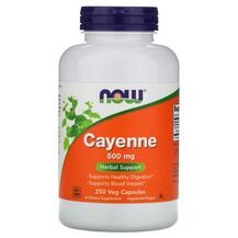 Кайенский перець 500 мг Cayenne 500 mg NOW