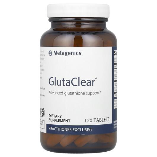 Основне фото товара Metagenics, GlutaClear, L-Глутатіон, 120 таблеток