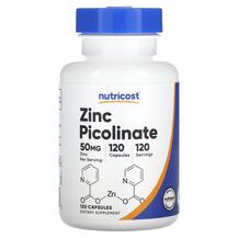 Zinc Picolinate 50 mg Цинк Пиколинат Nutricost Zinc Picolinate 50 mg Цинк Пиколинат Nutricost