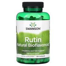 Rutin Natural Bioflavonoid 250 mg Рутин Swanson