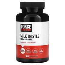 Розторопша Milk Thistle 300 mg Force Factor 100 капсул