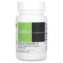 Melatonin-3 3 mg Мелатонин DaVinci Laboratories 60 капсул