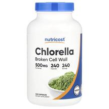 Chlorella 500 mg Хлорелла Nutricost 240 капсул
