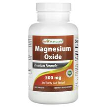 Магній Magnesium Oxide 500 mg Best Naturals