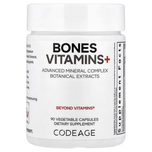 Основное фото товара CodeAge, Укрепление костей, Bones Vitamins+, 90 капсул