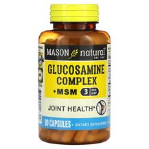 Глюкозамін Хондроітин Glucosamine Complex + MSM Mason