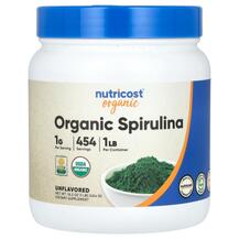 Спіруліна Organic Spirulina Unflavored Nutricost