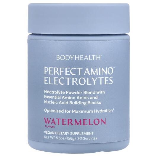 Основне фото товара Perfect Amino Electrolytes Watermelon, Електроліти, 156 г