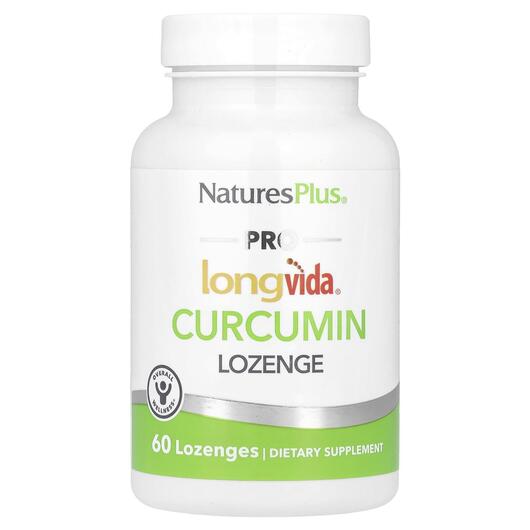 Основное фото товара Куркумин, PRO longvìda Curcumin Lozenge, 60 таблеток