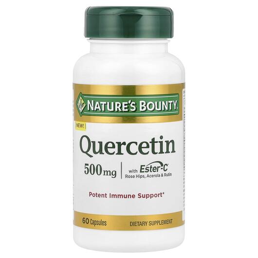 Основне фото товара Nature's Bounty, Quercetin With Ester-C, Кверцетин, 60 капсу